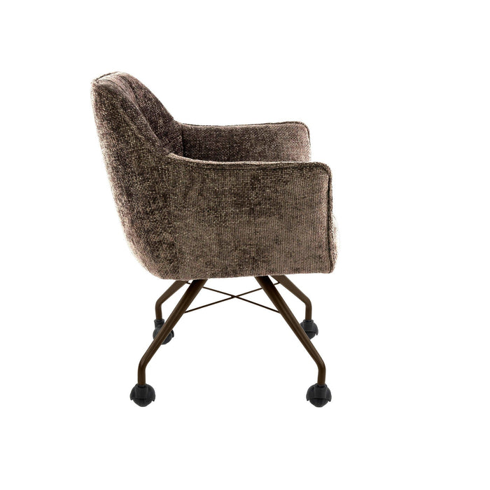 Eetkamerstoel Raster - Hoven Taupe/Bruin | Rollend