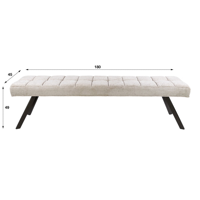 Bank Raster | Zand-bruin 180cm