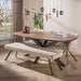 Bank Raster | Zand-bruin 180cm