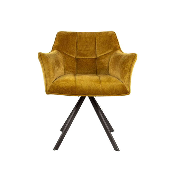 Eetkamerstoel Raster - Velours Goud