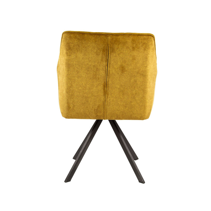 Eetkamerstoel Raster - Velours Goud