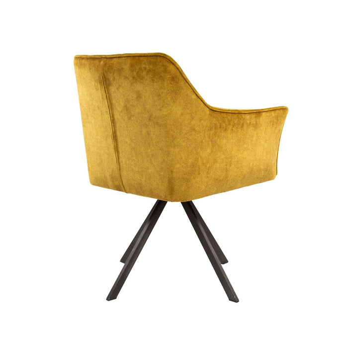 Eetkamerstoel Raster - Velours Goud