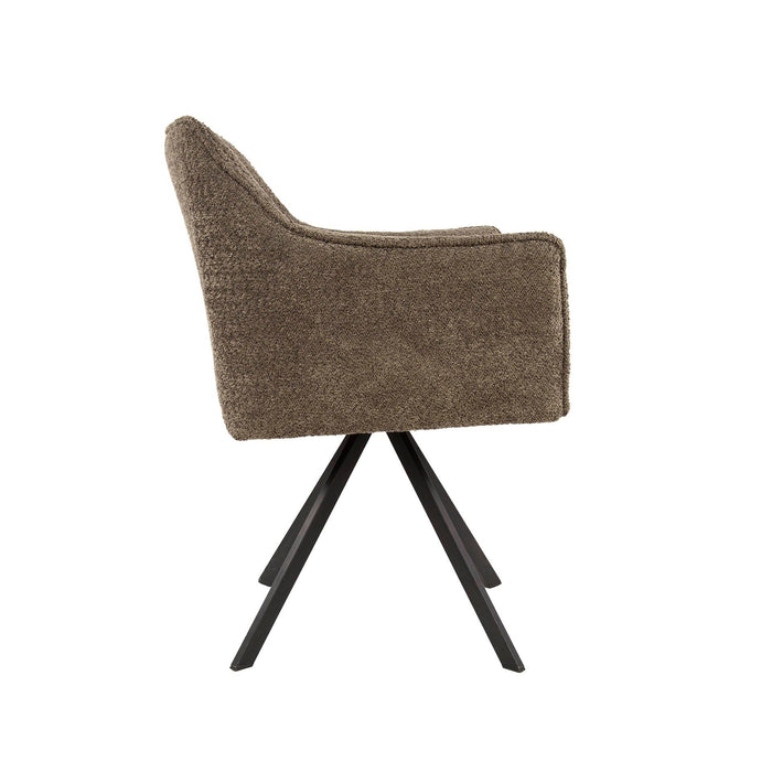 Eetkamerstoel Raster - Bouclé Taupe