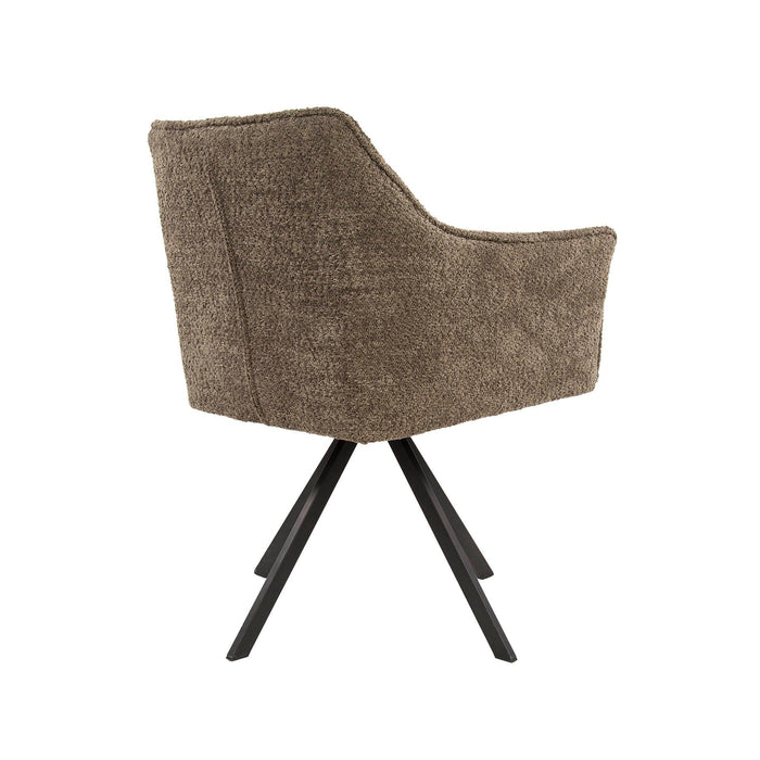 Eetkamerstoel Raster - Bouclé Taupe