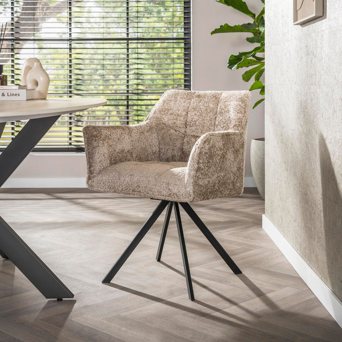 Eetkamerstoel Raster - Alura Zand