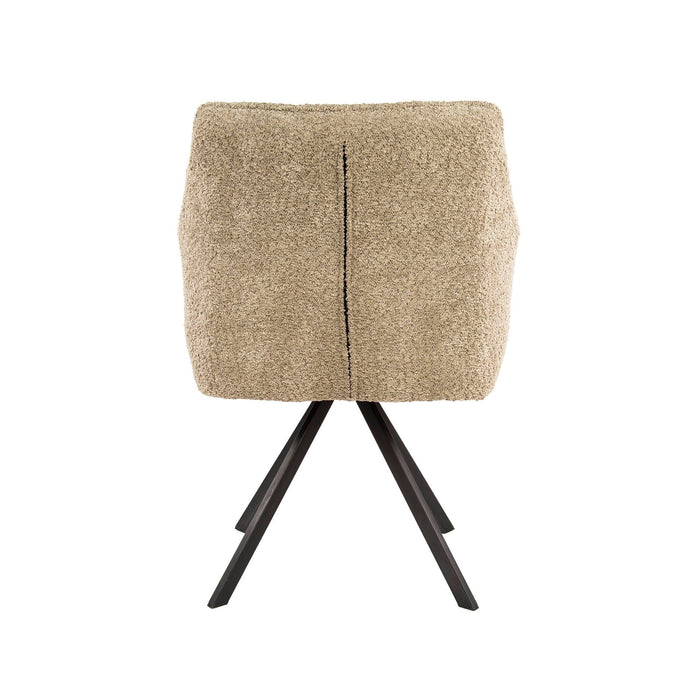 Eetkamerstoel Raster - Bouclé Zand