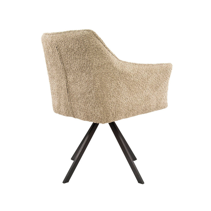 Eetkamerstoel Raster - Bouclé Zand