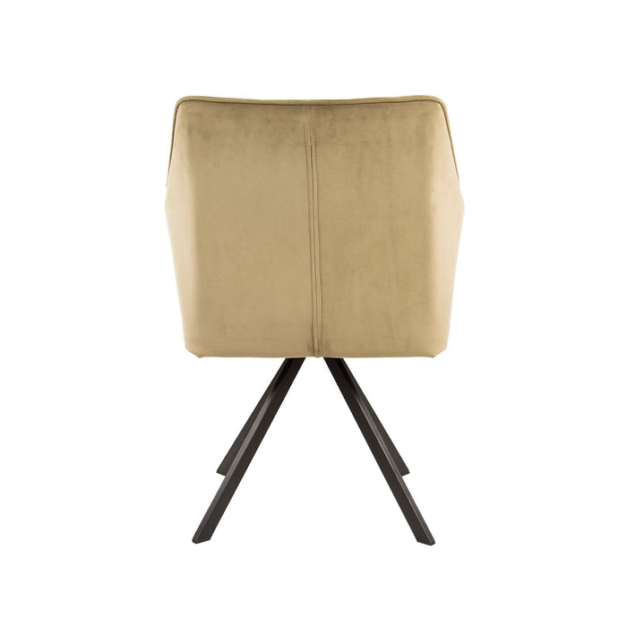 Eetkamerstoel Raster - Velours Champagne