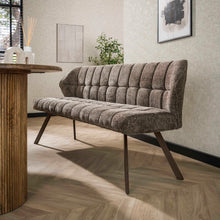 Eetkamerbank Raster Hoven | Taupe-bruin