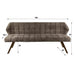 Eetkamerbank Raster | Taupe-bruin