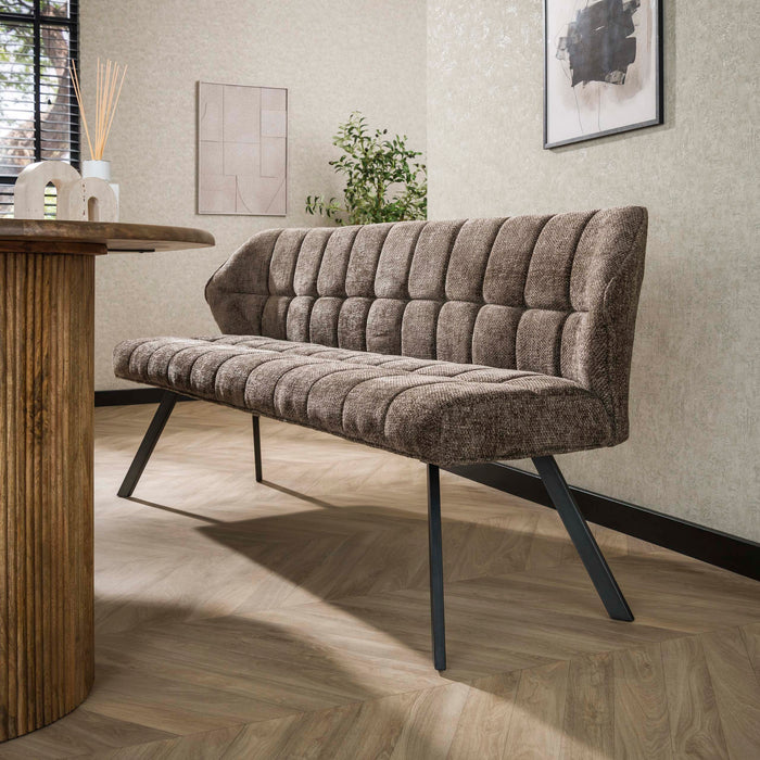 Eetkamerbank Raster | Taupe