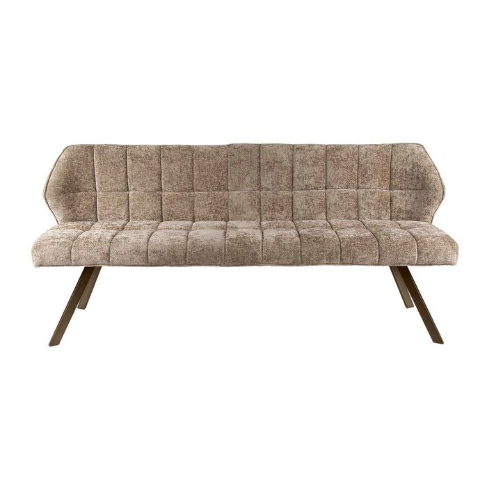 Eetkamerbank Raster | Champagne-bruin