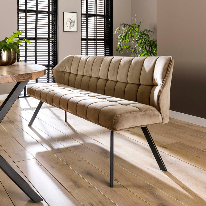 Eetkamerbank Raster | Champagne