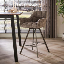 Barstoel Raster Draaibaar Hoven | Taupe-bruin