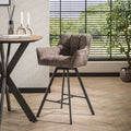 Barstoel Raster - Hoven taupe