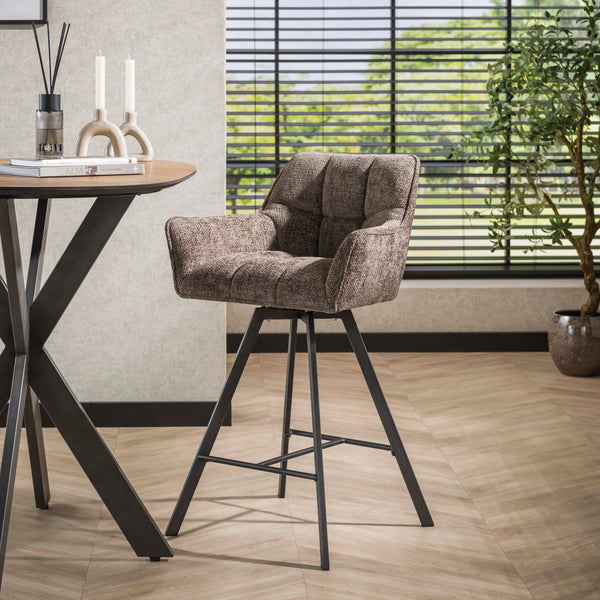 Barstoel Raster - Hoven taupe