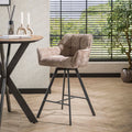 Barstoel Raster - Hoven champagne