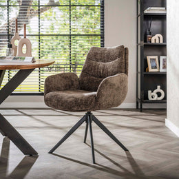 Eetkamerstoel Lounge - Hoven Taupe
