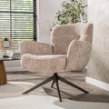 Fauteuil Forza Draaibaar Hoven | Zand-bruin