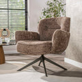 Fauteuil Forza Draaibaar Hoven | Champagne-bruin