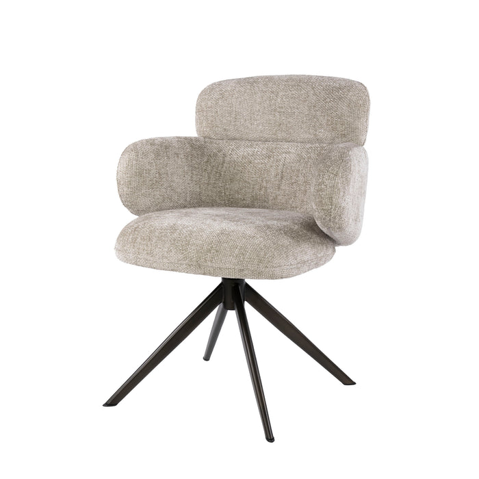 Fauteuil Flex Draaibaar | Zand-bruin
