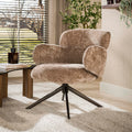 Fauteuil Flex Draaibaar Hoven | Champagne-bruin