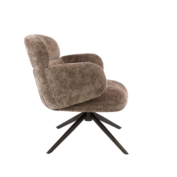 Fauteuil Flex Draaibaar | Champagne-bruin
