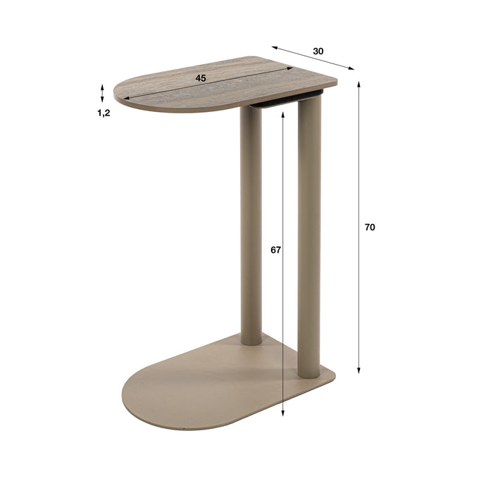 Bijzettafel Selvo | Zand