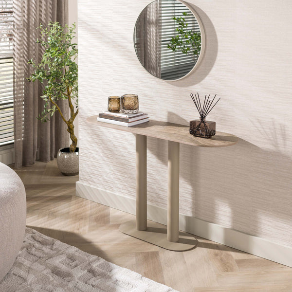 Haltafel Selvo | Zand Travertin 120cm