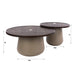 Salontafelset Dune Rond Set van 2 | Beige