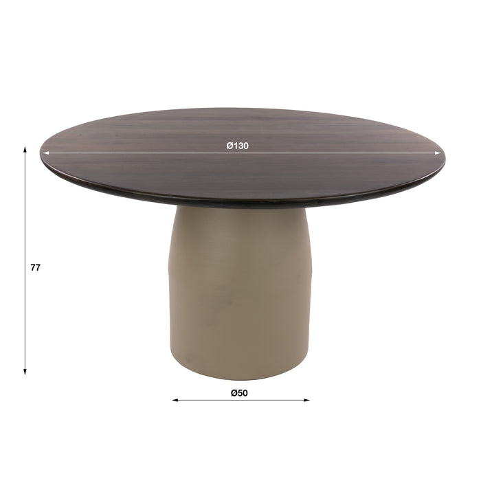 Eettafel Dune Rond | Beige