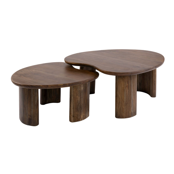 Salontafel Mova Set van 2 | Bruin