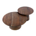 Salontafelset Mova Rond Set van 2 | Bruin