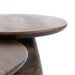 Salontafelset Mova Rond Set van 2 | Bruin