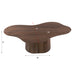 Salontafel Central Organisch gevormd | Bruin 135cm