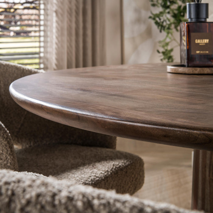 Eettafel Central Rond | Bruin