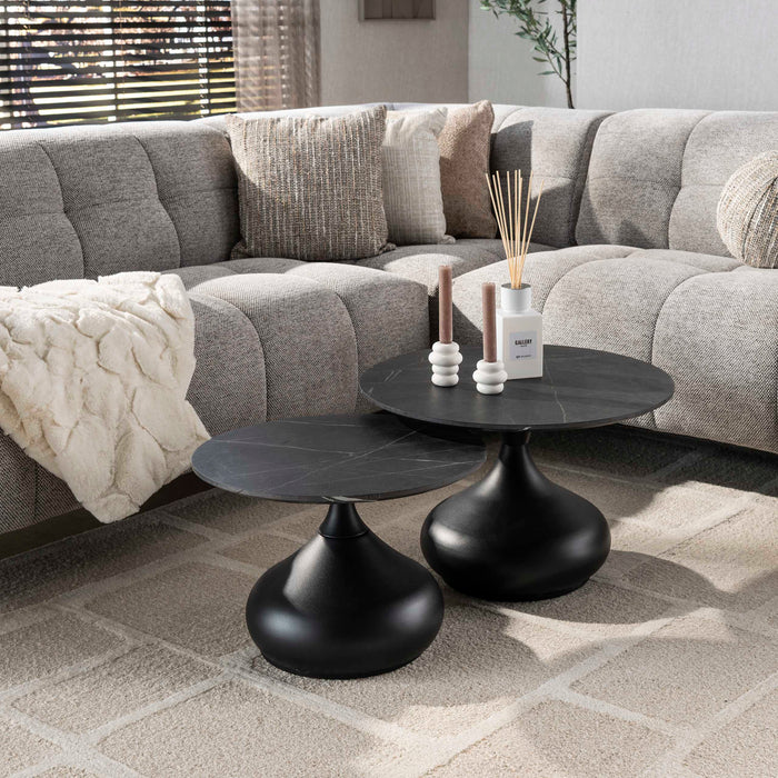 Salontafelset Onyx Drop | Melamine 60/50cm