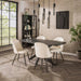 Eettafel Onyx Ovaal | 3D melamine graphite