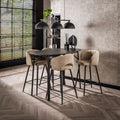 Bartafel Onyx melamine - 140cm