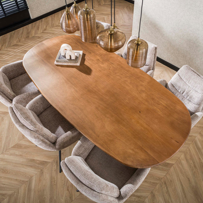 Eettafel Cliff Naturel - 215cm | Deens Ovaal
