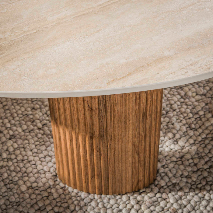 Salontafelset Ceramo | Lichtbruin - keramiek Aperto