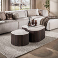 Salontafelset Ceramo | Donkerbruin Keramiek - Medio