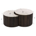 Salontafelset Ceramo Half rond Set van 2