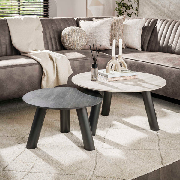 Salontafelset Twin | Keramiek 80/60cm