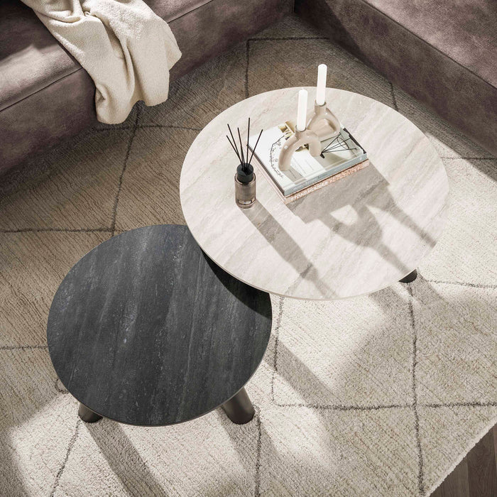 Salontafelset Twin | Keramiek 80/60cm