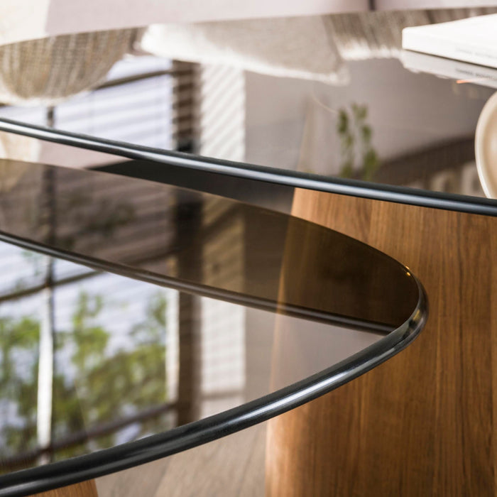 Salontafelset Tinto driehoekig | Brons 91/74cm