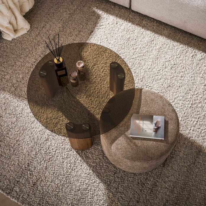 Salontafel Tinto | Brons glas