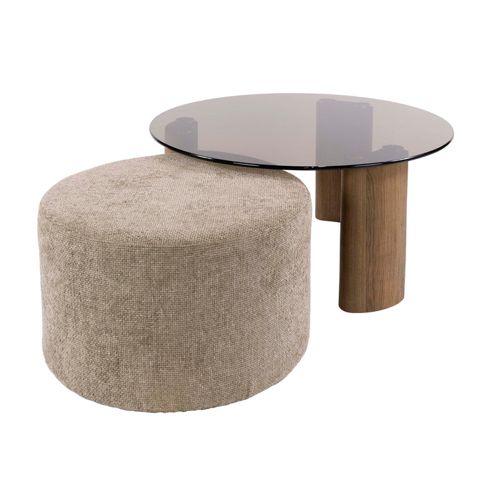 Salontafel Tinto | Brons glas