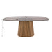 Eettafel Tinto Centro | Brons Glas