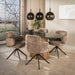 Eettafel Tinto Centro | Brons Glas